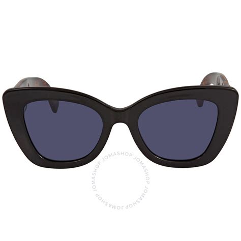 fendi blue cat eye ladies sunglasses ff 0327/s 0807 52|fendi shades for women.